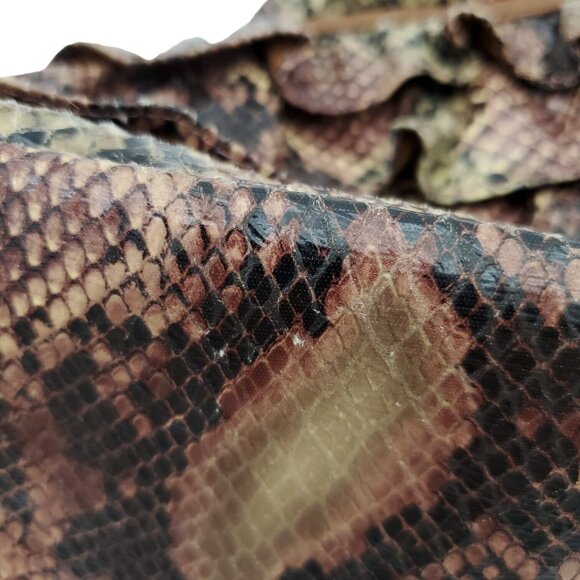 Rare Hard‎ to  Find Vintage Jessica Simpson faux python purse. Great condition - Picture 8 of 14